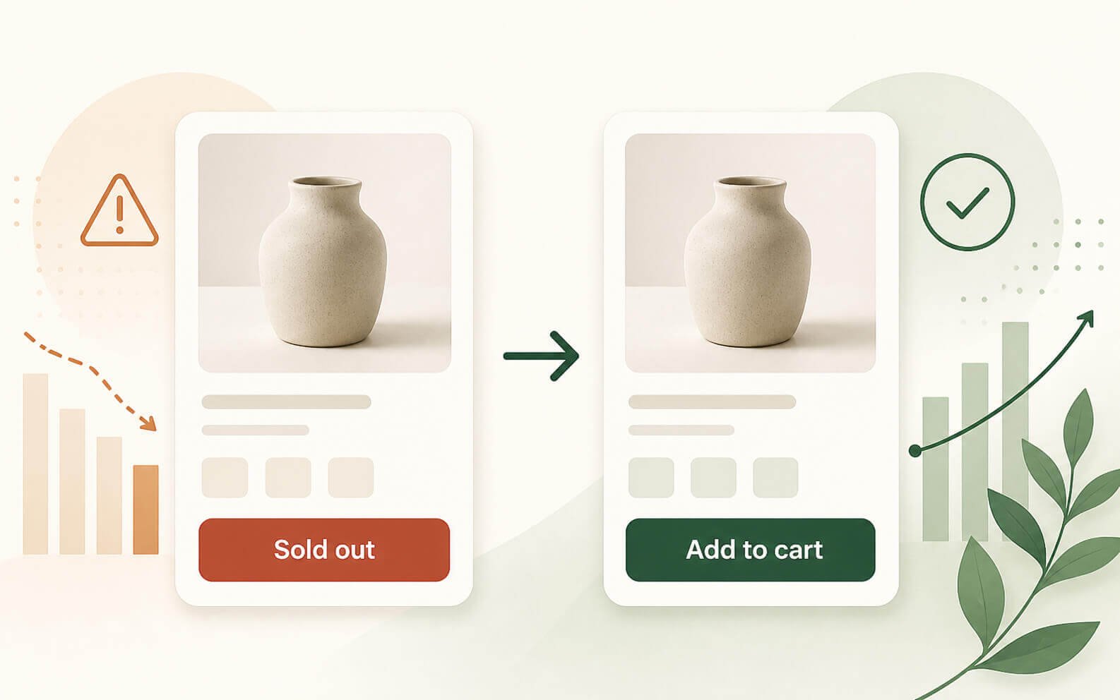 Shopify product inventory and availability settings used to fix a sold out issue